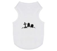 Azeeda 'Simple Graveyard ' Pet Dog/Cat T-Shirt, S (PT00188081)