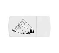 Azeeda 'Simple Mountain with Trees' Pill Box with Tablet Splitter (PI00043417)