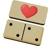 Azeeda 'Simple Red Heart' Domino Set & Box (DM00054830)