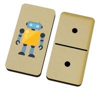 Azeeda 'Simple Robot' Domino Set & Box (DM00054905)