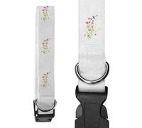 Azeeda 'Simple Things Bring' Dog Collar - White, L (PR00082432)
