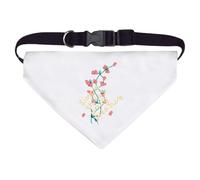 Azeeda 'Simple Things Bring' Pet Bandana - White, L (PD00082482)