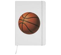 Azeeda 'Single Basketball ' Ruled Notebook - White, A5 (NB00085289)