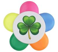 Azeeda 'Single Clover' Flower Shape Highlighter Pen (HL00047189)