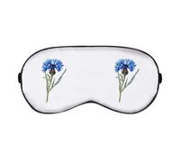 Azeeda 'Single Cornflower' Sleep/Travel Eye Mask (EY00030520)