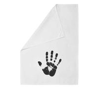 Azeeda 'Single Handprint' White Cotton Tea Towel/Dish Cloth (TW00060689)