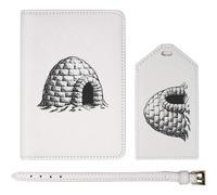 Azeeda 'Single Igloo' Passport Travel Set (PA00046030)