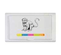 Azeeda 'Single Monkey' Sticky Note Ruler Pad (ST00042764)