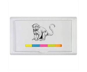 Azeeda 'Single Monkey' Sticky Note Ruler Pad (ST00042764)