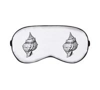Azeeda 'Single Seashell' Sleep/Travel Eye Mask (EY00030280)