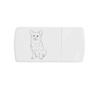 Azeeda 'Sitting Corgi Dog' Pill Box with Splitter (PI00045927)