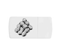 Azeeda 'Six Peanuts' Pill Box with Splitter (PI00045783)