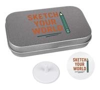 Azeeda 'Sketch Your World Artist Statement With Penci' Golf Markers Gift Set (GO00084895)