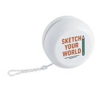 Azeeda 'Sketch Your World Artist Statement With Penci' Retro Style Yo-Yo (YY00050351)
