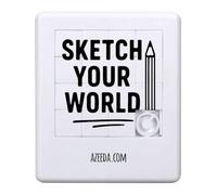 Azeeda 'Sketch Your World Artist Statement With Penci' Sliding Puzzle (PZ00039257)