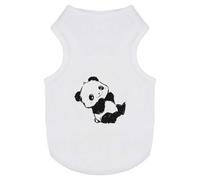 Azeeda 'Sketchy Cute Panda Sitting ' Pet Dog/Cat T-Shirt, L (PT00162711)