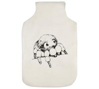 Azeeda 'Sketchy Cute Spider' Hot Water Bottle Cover (HW00050011)