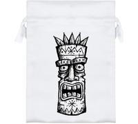 Azeeda 'Sketchy Tiki God ' Satin Gift Bag - 18cm (SB00161013)