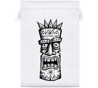 Azeeda 'Sketchy Tiki God ' Satin Gift Bag - 25cm (SB00161015)