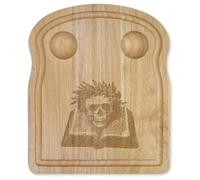 Azeeda 'Skull on Book' Toast Breakfast Board (WB00102417)