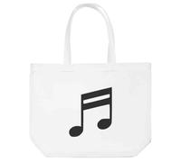 Azeeda 'Slanted Beamed Sixteenth Note' Tote Shopping Bag For Life (BG00082252)