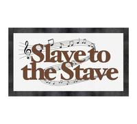 Azeeda 'Slave To The Stave' Pet Feeding Mat (PM00034300)