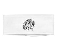 Azeeda 'Sleeping Dragon' Beauty Headband (HB00049472) | Soft Hair Band for Makeup, Skincare, Spa and Facial Treatments