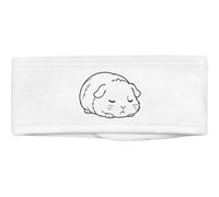 Azeeda 'Sleeping Guinea Pig' Beauty Headband (HB00051005) | Soft Hair Band for Makeup, Skincare, Spa and Facial Treatments