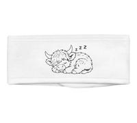 Azeeda 'Sleeping Highland Cow' Beauty Head Band/Hair Band (HB00048621)