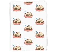 Azeeda 'Sleeping Kitten' Gift Wrap Paper (GI00143243)