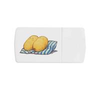 Azeeda 'Sleeping Potato Couple' Pill Box with Splitter (PI00045880)