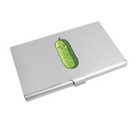 Azeeda 'Sleepy Cucumber' Metal Business Card Holder (CH00056583)