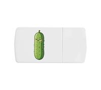 Azeeda 'Sleepy Cucumber' Pill Box with Splitter (PI00044338)