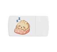 Azeeda 'Sleepy Dumpling' Pill Box with Splitter (PI00046153)