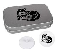 Azeeda 'Sleepy Fox' Golf Markers Gift Set (GO00081400)
