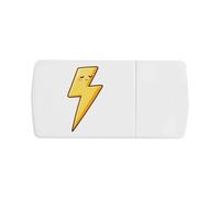 Azeeda 'Sleepy Lightning Bolt' Pill Box with Splitter (PI00044306)