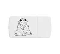 Azeeda 'Sleepy Monster' Pill Box with Tablet Splitter (PI00042221)