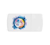 Azeeda 'Sleepy Moon' Pill Box with Splitter (PI00044303)
