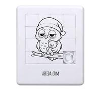 Azeeda 'Sleepy Owl' Sliding Puzzle (PZ00039963)