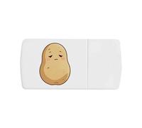 Azeeda 'Sleepy Potato' Pill Box with Splitter (PI00044770)