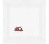 Azeeda 'Sleepy Sloth Nap Time' Cotton Napkin/Dinner Cloth (NK00051844)