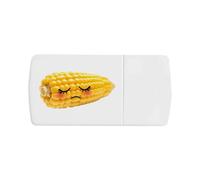 Azeeda 'Sleepy Sweetcorn' Pill Box with Tablet Splitter (PI00044344)