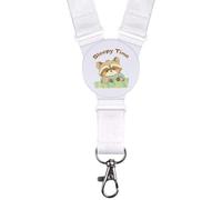 Azeeda 'Sleepy Time Raccoon' Neck Strap/Lanyard (LY00047293)