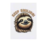 Azeeda 'Sloth Keep Smiling' Temporary Tattoo - A6 (TO00096181)