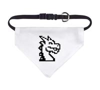Azeeda Small '8-Bit Dragon Head' Dog/Cat/Pet Bandana (PD00068405)