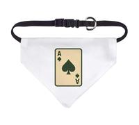 Azeeda Small 'Ace Playing Card Graphic' Dog/Cat/Pet Bandana (PD00070125)