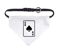 Azeeda Small 'Ace Playing Card Graphic' Dog/Cat/Pet Bandana (PD00070127)
