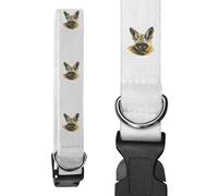 Azeeda Small 'African Bat-Eared Fox' Dog Collar (PR00072365)