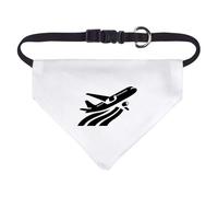 Azeeda Small 'Airplane Take Off' Dog/Cat/Pet Bandana (PD00068977)