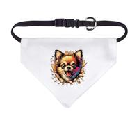Azeeda Small 'Angry Chihuahua Breakout' Dog/Cat/Pet Bandana (PD00075555)